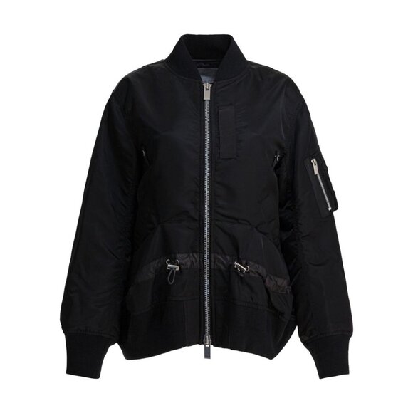 Sacai Nylon Twill Bomber Jacket Tag Size 1 Women